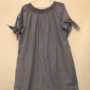 Stripe (sky blue and white) Dress